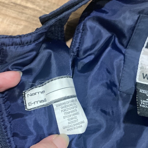 32 Degrees navy blue snow bibs size 2T - Picture 6 of 8